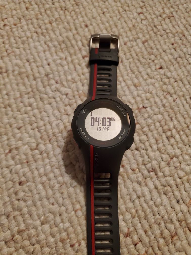Garmin watch with GPS