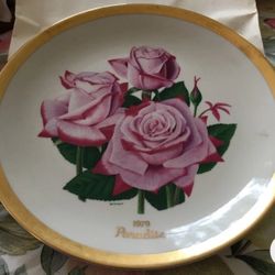 1979 Paradise Plate American Rose Society All America Rose Selections Hybrid Tea
