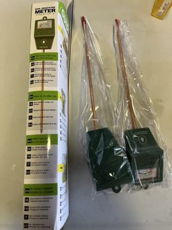 Soil Moisture Meter 2-Pack - Plant Water Gauge Tester, No Battery Needed