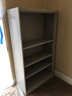 Metal book shelf