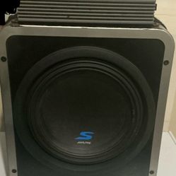 Alpine Sub And Amp 