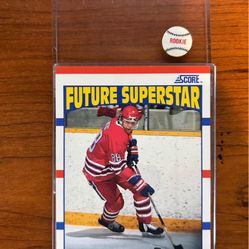 “ERIC LINDROS ROOKIE” 1990/91 SCORE #440 + UPPER DECK # 9. NM/M!!!😎