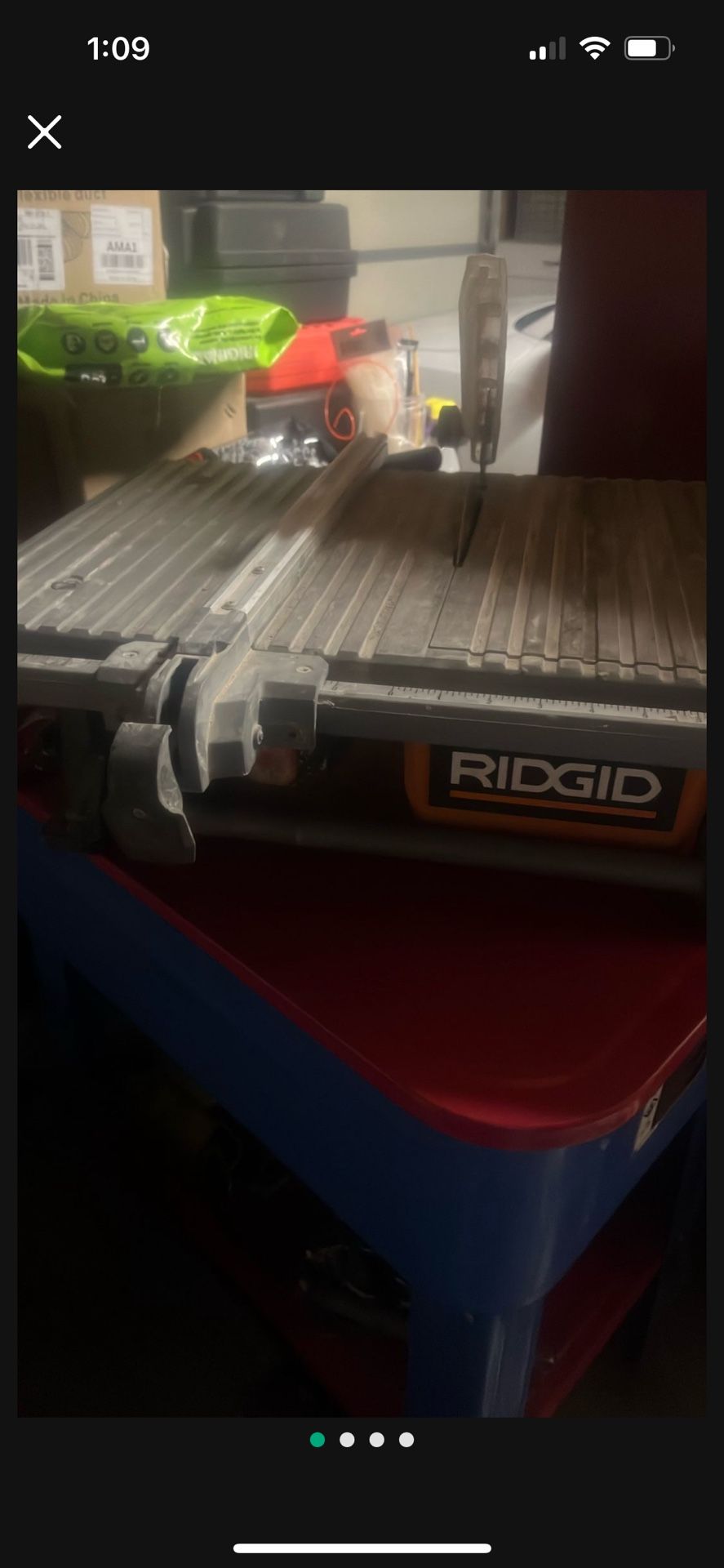 Rigid Table Top Wet Tile Saw