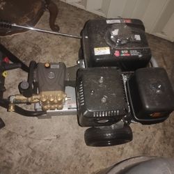 Brand New Pressure Cleaner Only Used Once 600 Hoses Everything Included Runs Like A Champ Brand New Hasn't Even Burned The Paint Off The Muffler