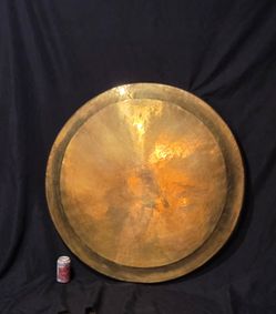 40" vintage brass gong from Hong Kong