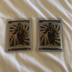 Two Card Zion Lot Rookies Emergent