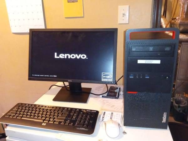 Lenovo Thinkcentre M19 Core I7 Is 6700 3.4 GHz Ram 32 GB Hard Drive 1 Terabyte Windows 10