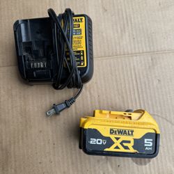 DeWalt Battery And Charger 