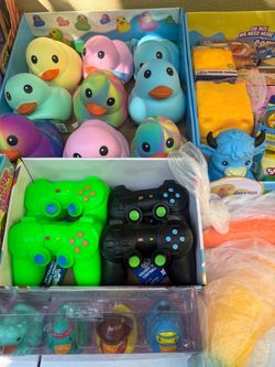 Squishy Toy Lot – Ducks, Controllers & More