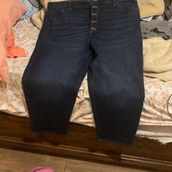 New Sonoma Straight 20W Crop Jeans 