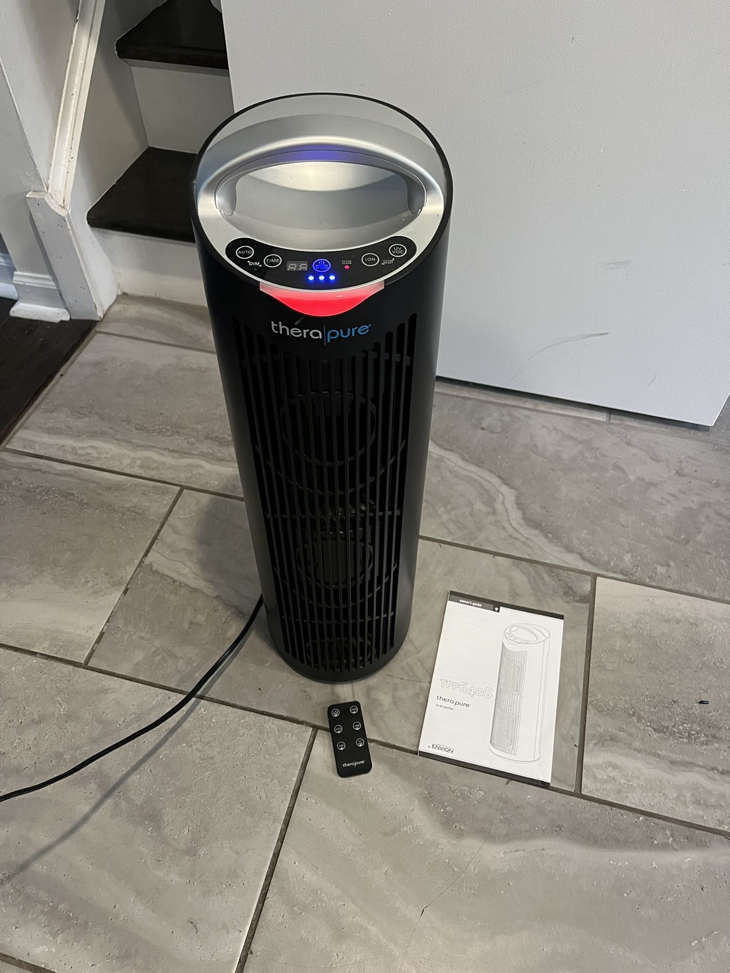 Envion TheraPure TPP640S UV Air Purifier w/Cleanable HEPA-type Filtration