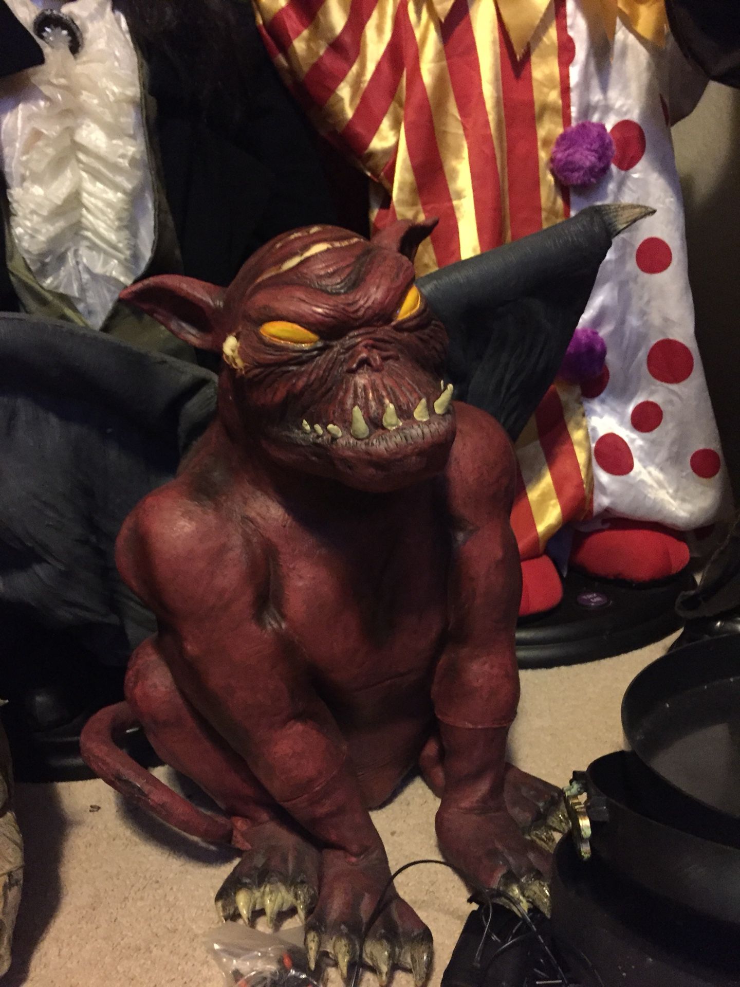 Spirit Halloween Devil Dog prop