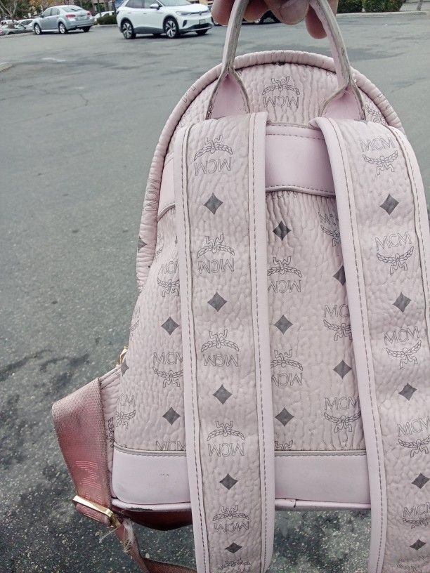 Real MCM Designer Backpack Used
