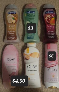 Body Wash & Bar soap Various Men & Women Olay Dove etc