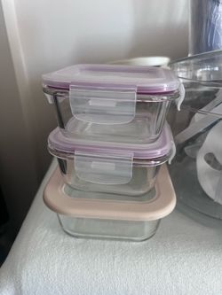 Set of Glass Storage Containers