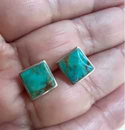 Sterling Turquoise posts earrings