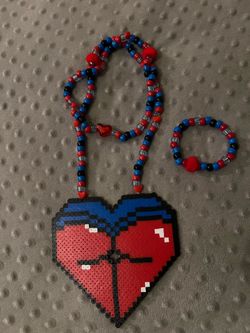 Mr. Krabs Booty Perler Kandi Necklace EDC
