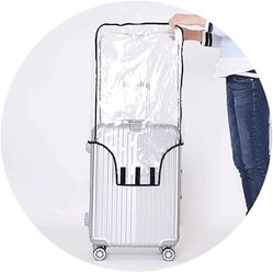 Clear PVC luggage Cover Protector, Transparent Waterproof Suitcase Sleeve For Large Check In Luggage
