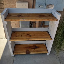 Solid Wood Bookshelf 3 Shelves Project Piece