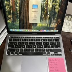 Apple MacBook Air 2020 13” 500GB SSD Intel Core i5, 8GB Ram , macOS Sequoia 