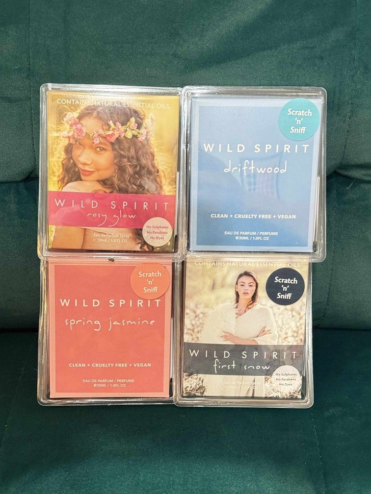 Brand New Wild Spirit Fragrances- $12 Each