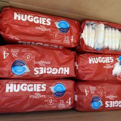 HUGGIES LITTLE SNUGGLERS SIZE 4 