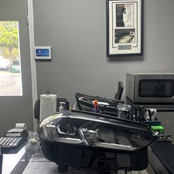 BMW LCI X4 X3 G01 ORIGINAL OEM CHROME RIGHT PASSENGER LED HEADLIGHT 2022/2023/2024