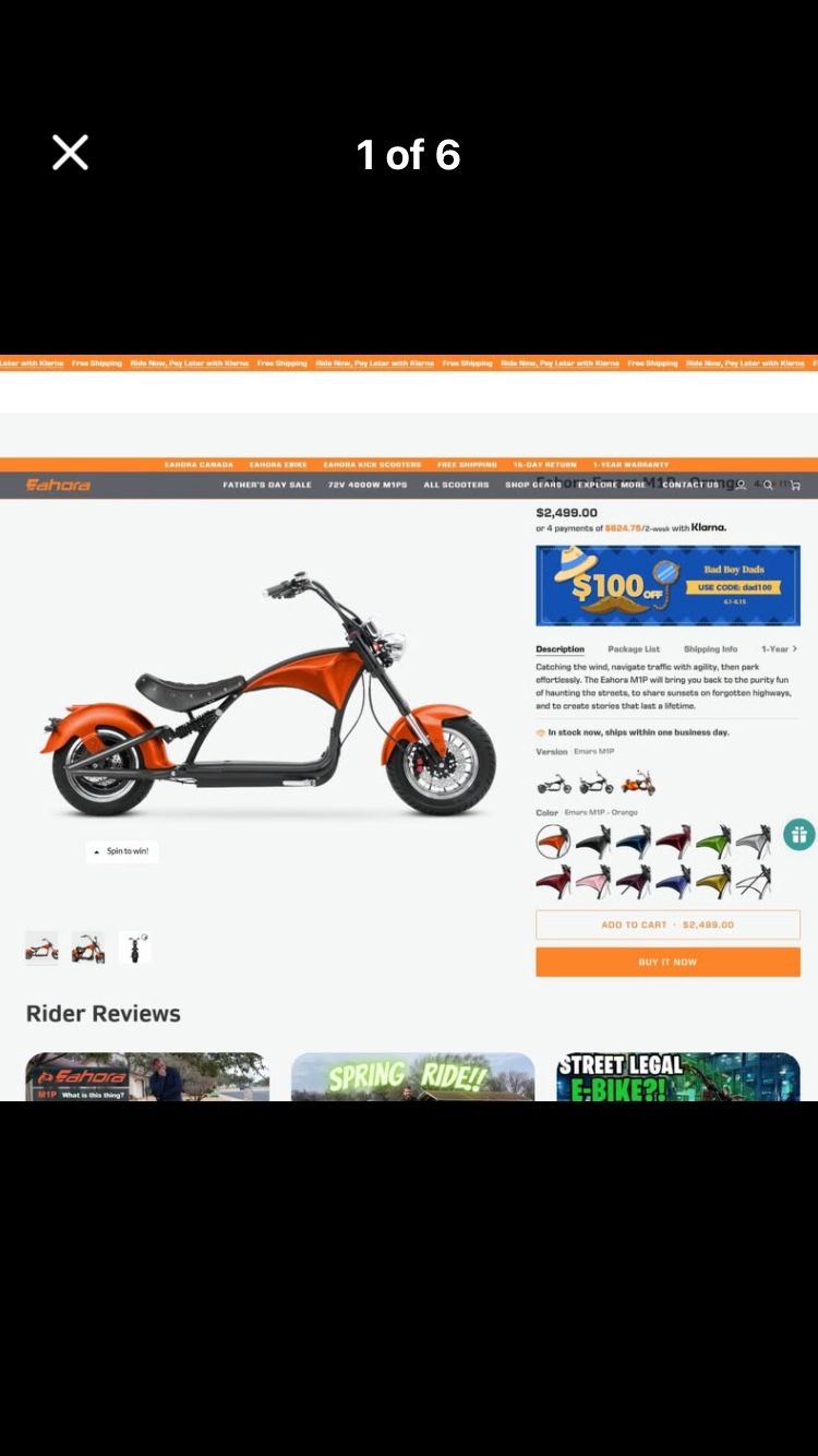 Chopper Style E-bike