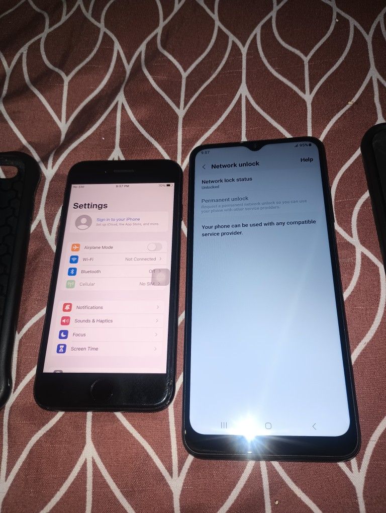 iPhone 7 32gig And Galaxy A03s Combo For Sale