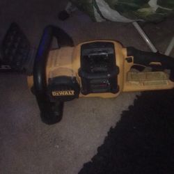 See DeWalt Brushless 60 Volt Max Chainsaw Brad How Much You Want For This