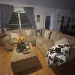 Sectional Sofa And Table