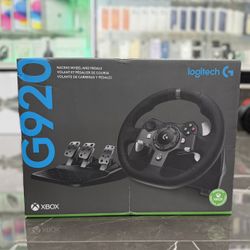 Xbox Logitech G920 Racing Wheel And Pedals ((Take It Home In Payments/ llévatelo a casa en pagos) Only $10 Down 