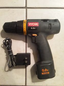 Ryobi 6.0v drill screw gun w/ charger $15 Tested works great
