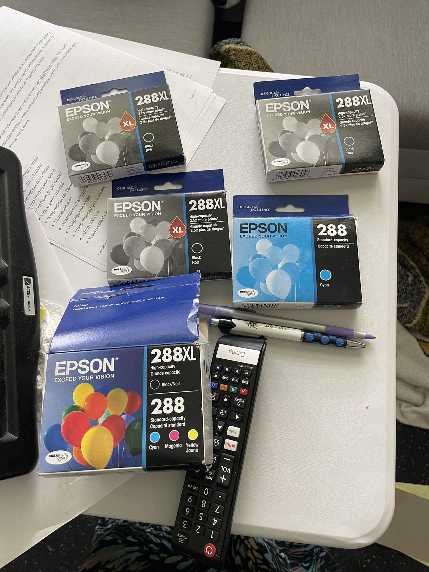 Epson 288 Ink cartridges