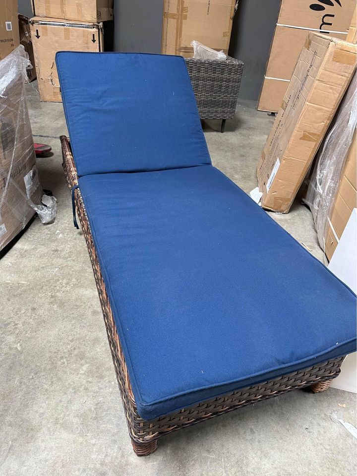 New Extra Wide Outdoor Patio Furniture Lounger