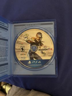 Madden 15 ps4 disc