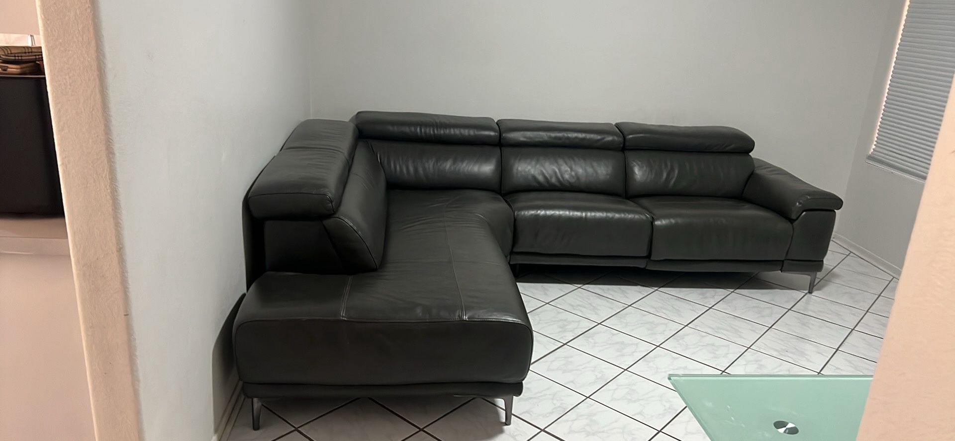 Leather Sectional