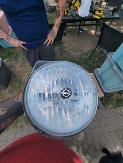 Harley. Headlight And Side Lights 