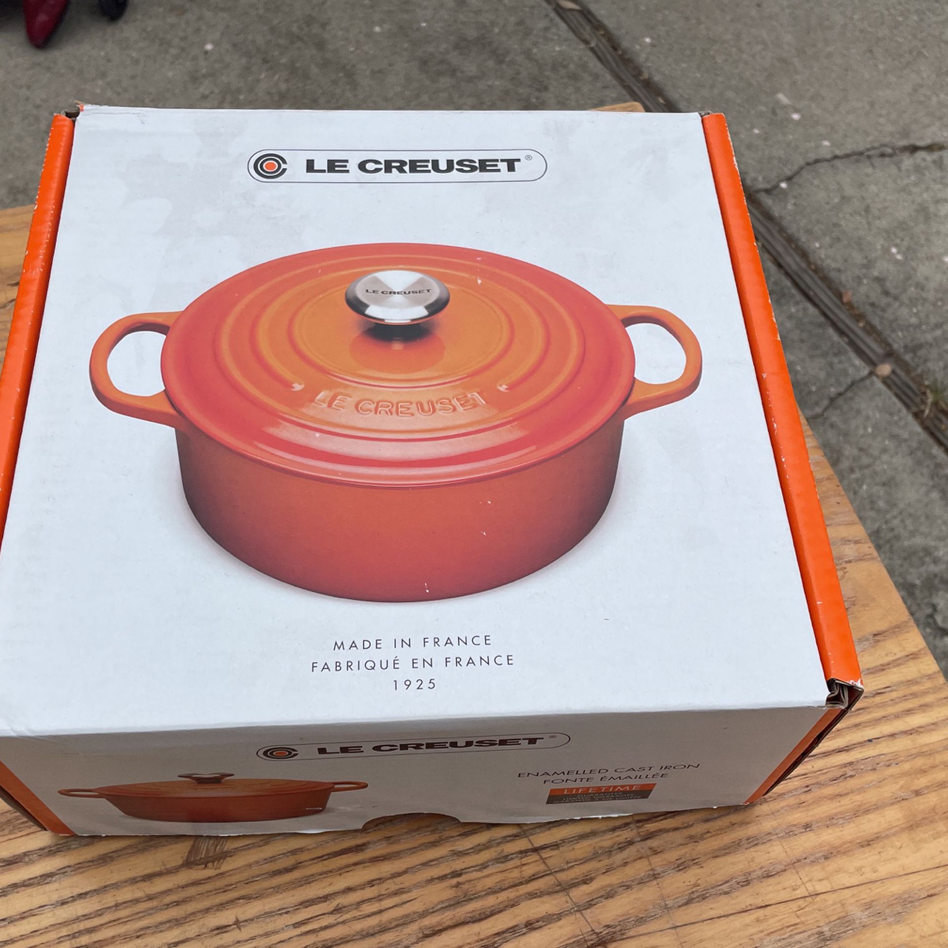 Red Cuisinart 3.5 Enameled Dutch Oven for Sale in Yorba Linda, CA - OfferUp