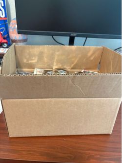 Box of Sports Cards