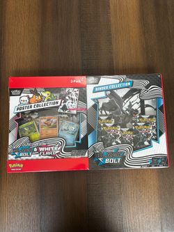 Pokemon TCG SV Sams Club Black Bolt Binder Unova Poster Collection New Sealed