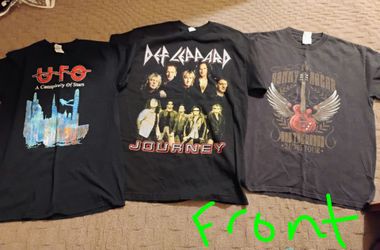 Various Rock Band Music T shirts and LA Dodgers 2000s era  ( Each )