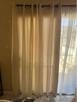 Curtain Panels - Beige/Tan Color