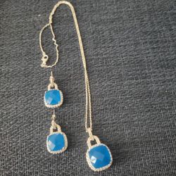 Sterling Silver 925 Necklace & Earring Set