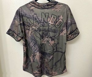 Star Wars The Mandalorian Camo Baseball Jersey