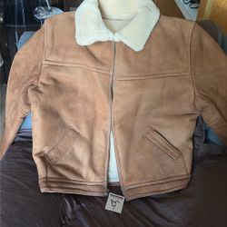 Chamarra De Piel De Borrego - XL