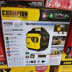 CHAMPION 4500 STARTING WATTS INVERTER GENERATOR $599