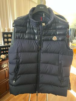 Moncler Navy Blue Puffer Down Vest