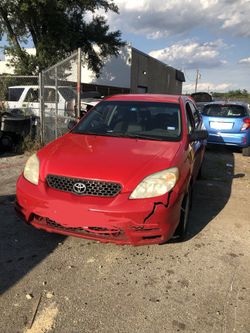Toyota Matrix 2005 parts