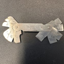 Starrett Fillet Radius Gauge
